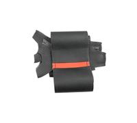 Cubierta Volante para C Class W204 2007 2008 2009 2010 2011 Cubierta Interior Volante Coche Embellecedor Perforado Protector Volante(Black Line-Red)