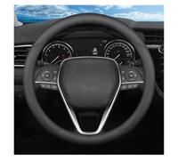 Cubierta Volante para Corolla para Aygo para Yaris para Cross Chr Auris | protector volante Para Verso Para Prius Rav4 Para Camry Para Raize Para Crown(Línea negra redonda)