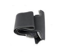Cubierta Volante Para Fiat Para Bravo Para Doblo Para Grande Para Punto Para Linea Para Qubo Cubierta Volante Coche Embellecedor Trenzado A Mano Cuero Perforado Automóvil CubreVolante(Black-gray line)