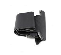 Cubierta Volante Para Fiat Para Bravo Para Doblo Para Grande Para Punto Para Linea Para Qubo Cubierta Volante Coche Embellecedor Trenzado A Mano Cuero Perforado Automóvil CubreVolante(Black)