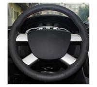 Cubierta Volante para Ford para Kuga 2008-2011 para Focus 2 2005-2011 para C-MAX Accesorio Interior Coche Funda Volante Coche Trenzada DIY Fundas Volante(Dark Blue Thread)