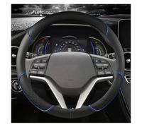 Cubierta Volante para Hyundai para Tucson 3 2015 2016 2017 2018 2019 Funda De Volante De Cuero De Microfibra Antideslizante 38 Cm 15 "Accesorios para Automóvil Volante Cuero(Azul)