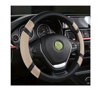 Cubierta Volante para Ice Silk Protector para Volante de Coche Cubierta manija 38cm diámetro(Beige)