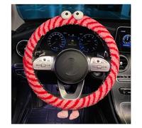 Cubierta Volante para la Cubierta del Volante de Invierno Felpa cálida para Todas Las Estaciones Universal manija Coche(2)
