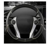 Cubierta Volante para Toyota para Prius 30 20 para Prius V para Prius C Funda De Volante De Cuero De Microfibra Accesorios para Automóviles Volante Cuero(Beige)