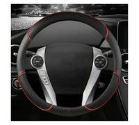 Cubierta Volante para Toyota para Prius 30 20 para Prius V para Prius C Funda De Volante De Cuero De Microfibra Accesorios para Automóviles Volante Cuero(Rojo)