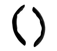 Cubierta Volante Protector para Volante Coche para Fiat para 500 2007-2022 para 500e 2020 2021 para 500L 2014-2018 para 500X 2015-2022 Funda Especial Manillar Coche(2 Piece-Black)