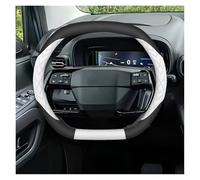 Cubierta Volante Protector para Volante Coche para Toyota para Proace City 2025 Funda Especial Manillar Coche(Double D-Type-White)