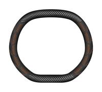 Cubierta Volante Protector para Volante Coche para Toyota para Proace para City 2025 Funda Especial Manillar Coche(Carbon Orange C)