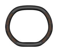 Cubierta Volante Protector para Volante Coche para Toyota para Proace para City 2025 Funda Especial Manillar Coche(Leather Orange C)