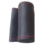 Cubierta Volantes Auto Cubierta Volante Cosida A Mano Cubiertas Volante Transpirables Absorbentes Sudor Fibra Ultrafina Fundas Volante Coche Funda(Red 38cm)