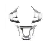 Cubierta Volantes Auto Cubiertas Interruptores Del Volante Con Lentejuelas Para 208 Para 2008 2014-2018 Molduras Interiores Juego 3 Piezas(Matt silver)