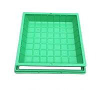 Cubierta y marco de alcantarilla, cubierta empotrable impermeable para lavabo de aguas residuales, carga de 660 libras para patio y jardín