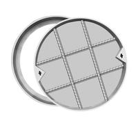 Cubierta y Marco de alcantarilla Invisibles, Tapa de Tanque séptico de Alta Resistencia, Cubierta de inspección Invisible, Cubierta de Lavabo de Captura al Aire Libre
