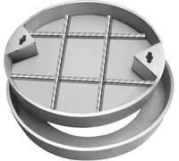 Cubierta y marco invisibles, tapa de tanque séptico con base, tapa de inspección de conductos para lavabos de recogida al aire libre