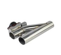 CubiertaAire 2 .25 .5 .75 3 Pulgadas Acero Inoxidable Y Tubo Escape Eléctrico Válvula Derivación Bajante Con Botón Interruptor PuntaEscape(3.0inch(76mm))