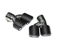CubiertaAire Para 5 2018 2019 2020 2023 Serie Tubo Escape G30 G31 Modificación Quad Silenciador Fibra Carbono M Cabezal Con Punta PuntaEscape(Gris oscuro)
