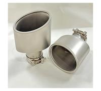 CubiertaAire Piezas Automotrices Tubo Escape Pulido Chorro Arena Acero Inoxidable Gran Diámetro Ancho Garganta Cola 140mm Espesor 95mm PuntaEscape(Left 63mm-140mm)