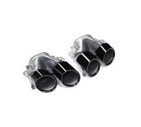CubiertaAire Terminales Escape Silenciador Para Mercedes Para Benz GLB X247 GLB220 GLB250 GLB35 GLB45 Reacondicionamiento Para AMG 2020+ Tuning PuntaEscape(Black Set A)