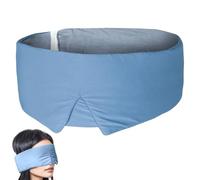 cubiertade ojos para dormir - cubiertanocturna de bloqueo de luz ajustable, máscara de seda de hielo | Máscara de ojos de doble cara estética minimalista, pliegue ciego nocturno transpirable con cor