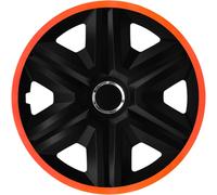 Cubiertas 15" Fast Lux Juego 4 Plástico ABS Resistente Universal