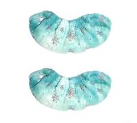 Cubiertas absorbentes de poliéster para patines de hielo para hockey y patines artísticos, protegen las cuchillas de la humedad y los daños durante el almacenamiento y transporte (verde)