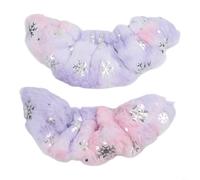 Cubiertas absorbentes de poliéster para patines de hielo para patines de hockey y patines artísticos diseñadas para prolongar la vida útil de la hoja y evitar daños (rosa morado)