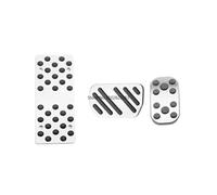 Cubiertas Almohadillas Pedales Coche Accesorios Automóviles Cubiertas Pedales De Descanso De Acero Inoxidable Accesorios Para Toyota Para Raize A200 2020-2022 cubierta pedal acelerador(Plata)