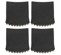 Cubiertas Antideslizantes para Patas de Escalera, Goma Negra, 4 Piezas
