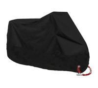 Cubiertas antipolvo para motocicleta 190T, impermeables, para motores, polvo, lluvia, nieve, protección UV, para interiores y exteriores, M, L, XL, XXL, XXXL 4XL (negro, 4XL)