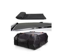 Cubiertas Carga Bolsa Carga 425L Para Techo Portaequipajes Universal Impermeable 420D/600D, Bolsa Almacenamiento Tipo Cubo Para Viajes, Camping Maletero Trasero Estante Cortina(420D Bag with Mat)