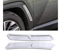 Cubiertas cromadas para guardabarros para for para hyundai 2022-2024, adorno de de rueda delantera y trasera, kit decorativo de protección de moldura exterior ABS (delantero)