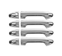 Cubiertas cromadas para manija de puerta lateral para Mercedes Benz, Keenso Car Exterior Mirror Door Handle Protector Trim ABS para Mercedes Benz Vito W447 2014-2017, 8 piezas
