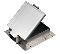 Cubiertas cuadradas de alta resistencia con tornillos de bloqueo y expansión, de acero inoxidable, carga máxima de 1 tonelada, ideal para uso al aire libre en patio, jardín o entrada (80 cm)