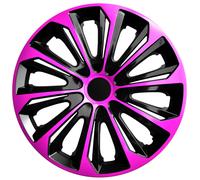 Cubiertas de acero de dos colores juego de 4 unidades 15" auto KFZ