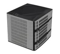 Cubiertas de aire acondicionado para exteriores | Protector de malla - Cubiertas centrales 2 en 1 para aire acondicionado de condensador, bomba de calor, calefactor HVAC, hojas, desechos, algodón
