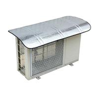 Cubiertas de aire acondicionado para unidades externas, aluminio Foil Air acondicionador Protector de máquina al aire libre - Unidad de CA Cubierta de CA Cubierta negra a prueba de agua a prueba de ag