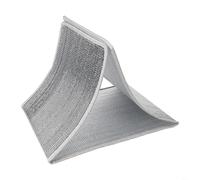 Cubiertas de aislamiento térmico para macetas, paquete de 5 protectores de aluminio para plantas, diseño plateado transpirable, estilos plegables extraíbles, cinco tamaños, 32 x 115 cm a (altura 29 cm