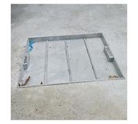 Cubiertas de alcantarilla invisibles con asas ocultas CusMade - Cubiertas cuadradas de inspección para jardines, patios y carreteras y diseño estético