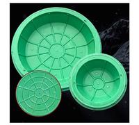 Cubiertas de alcantarilla para exteriores con base portátil y agujero de tracción, cubiertas invisibles resistentes para calzadas, carreteras, parques, escuelas, y soluciones seguras