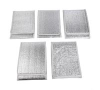 Cubiertas de aluminio para ollas, paquete de 5 unidades de envoltura de