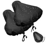 Cubiertas de Asiento para Bicicletas de 2 Piezas, Cubierta de Asiento de Tela de Oxford de 10x11 Impermeables y Polvo de Polvo para eBike con Cordero para Mujeres para Hombres City Mountainbike Cover