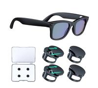 Cubiertas de bloqueo de luz LED ajustables para RayBan Meta Wayfarer, Skyler, Oakley, accesorios de techo, cubierta LED de plástico para meta gafas, fácil bloqueo de luz al grabar, funciona de día y