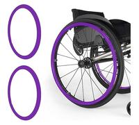 Cubiertas De Borde De Empuje Para Silla De Ruedas Empuñaduras de empuje for silla de ruedas antideslizantes de 24 pulgadas, 1 par de fundas de silicona for empujar la silla de ruedas, fundas for empuñ