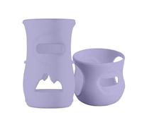 Cubiertas de botellas de leche de vidrio,Cubiertas de botellas de leche de silicona,Funda para biberón para niños pequeños resistente altas temperaturas de calidad alimentaria | Cubierta aislante pa