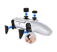 Cubiertas de botones de silicona negra para el mando de PS5