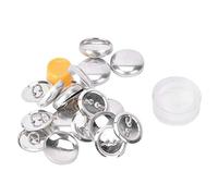 Cubiertas de Botones, Fabricante de Botones, Cubierta de Botón de Inicio, Cubierta de Bolsa de Tela, Kit de Botones, Base de Botón Redondo, Manualidades Hechas a Mano, (20MM)
