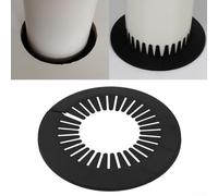 Cubiertas de brida de tubería de calefacción, 5 piezas con roseta decorativa para ocultar tuberías de pared que proporcionan un acabado pulido para uso residencial y comercial (190-220 mm)