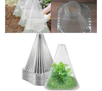 Cubiertas de campanas para plantas, protección reutilizable para vegetales al aire libre, flores, hierbas de pájaros, caracoles y climas adversos (20 unidades)