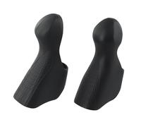 Cubiertas de capó de palanca de freno de bicicleta para Shi-mano ST-5700 105 Palanca de cambios de goma Capuchas de protección Accesorios de ciclismo Varios colores disponibles Par (negro)